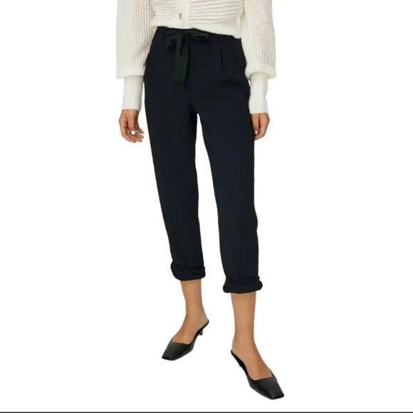 Aritzia Wilfred Allant Cropped Tie-Waist Pant 2 - Picture 2 of 16